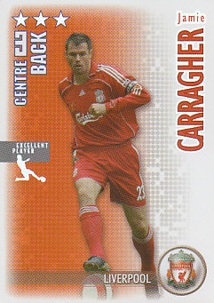 Jamie Carragher Liverpool 2006/07 Shoot Out Excellent Player #150